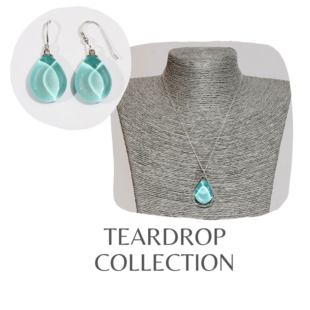 Teardrop Glass Jewelry Collection